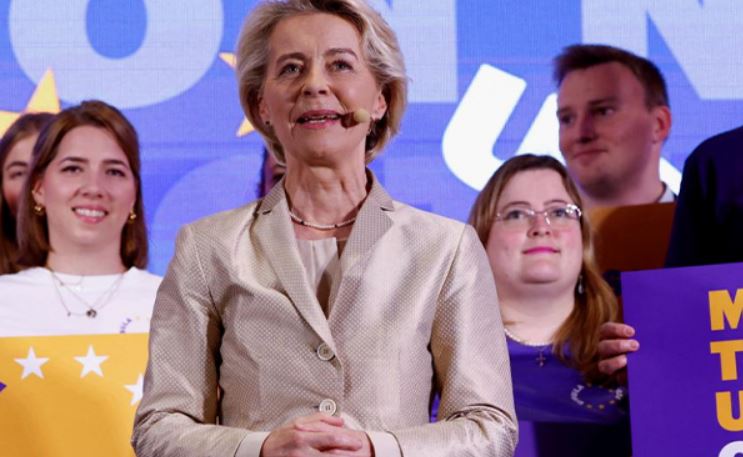 European People’s Party, which includes von der Leyen, wins the EP elections