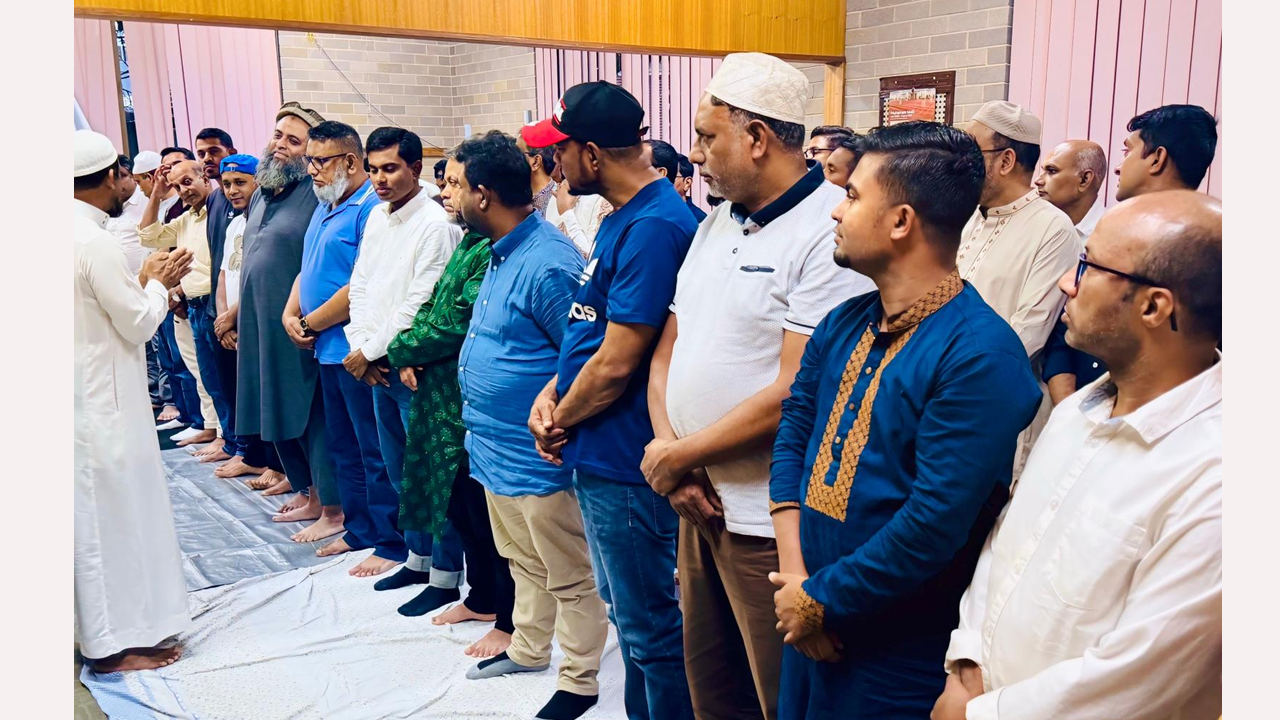Memorial Prayer Held in Sydney for Shaheed Sharif Osman Hadi