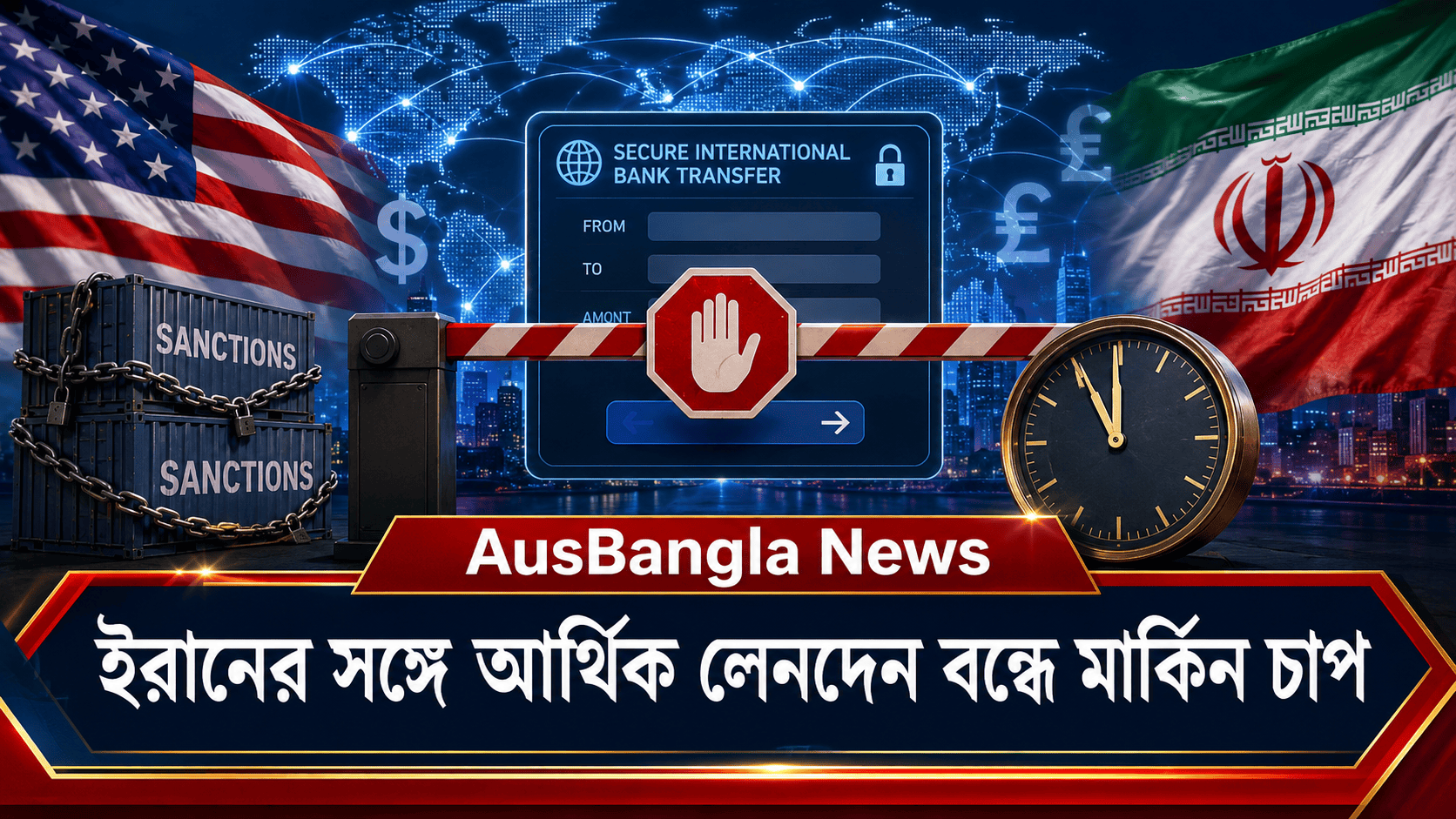 ইরানের সঙ্গে আর্থিক লেনদেন বন্ধে মার্কিন চাপ