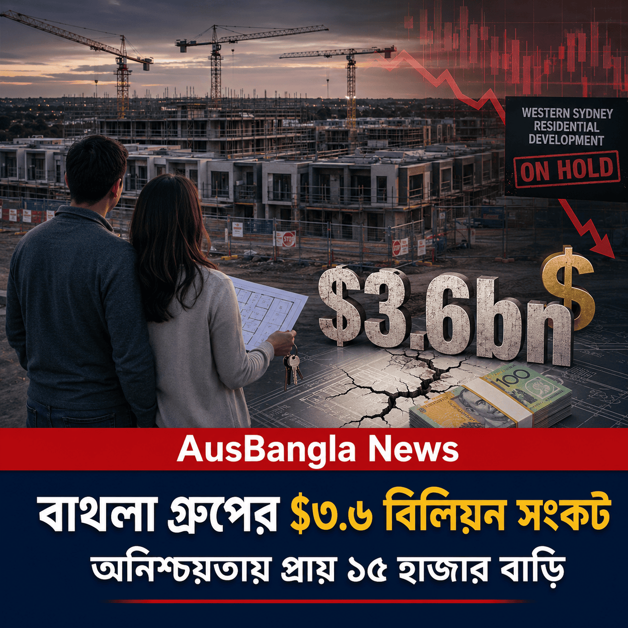 বাথলা (Bathla) গ্রুপের ৩.৬ বিলিয়ন ডলারের সংকট: অনিশ্চয়তায় প্রায় ১৫ হাজার বাড়ি