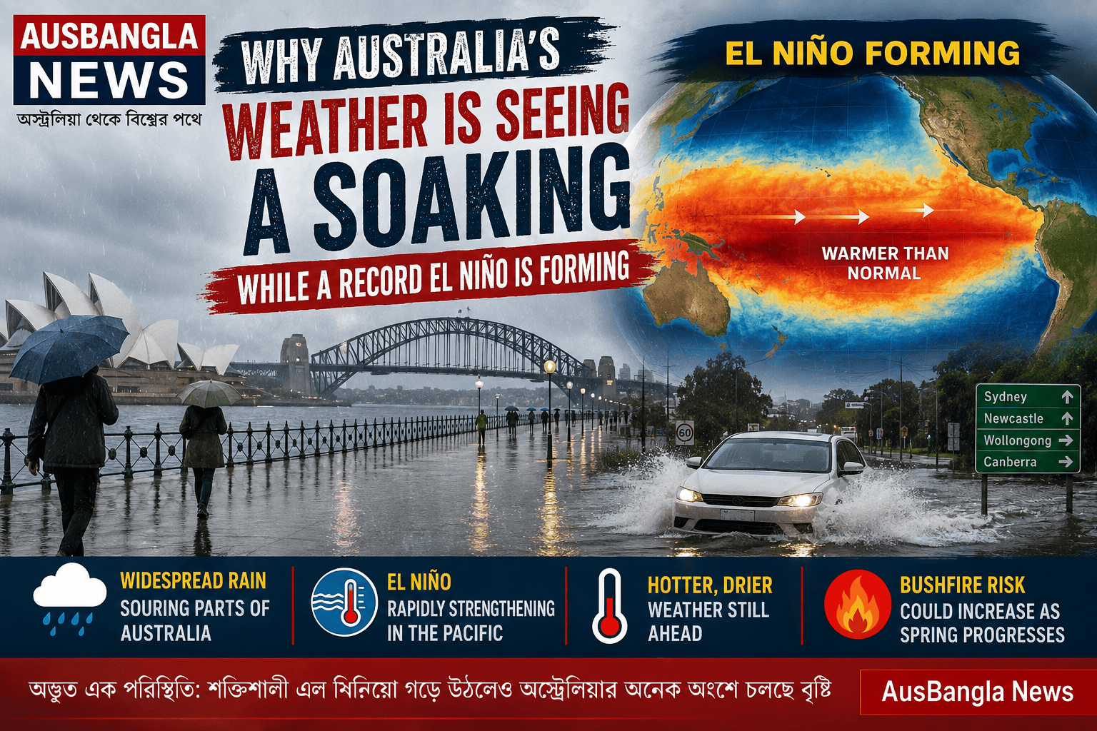 Why Australia Is Getting Soaked While a Potentially Record El Niño Builds