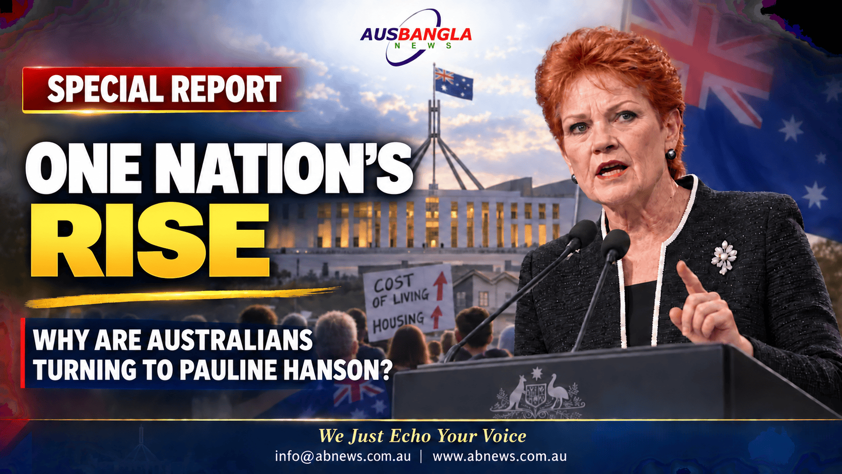 Anger at Major Parties Fuels One Nation’s Rise: Why Are Australians Turning to Pauline Hanson?