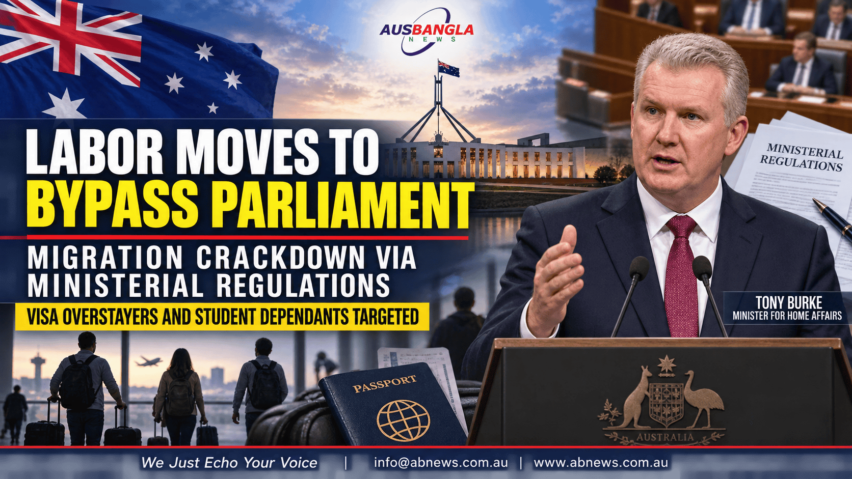Labor Moves to Sidestep Parliament with Regulation; Only Migration Crackdown